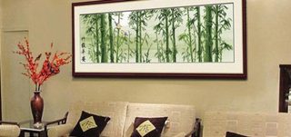 Treo một bức tranh lớn lên tường